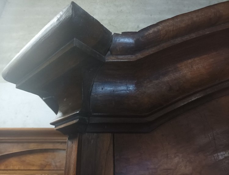 Transition period walnut cabinet
