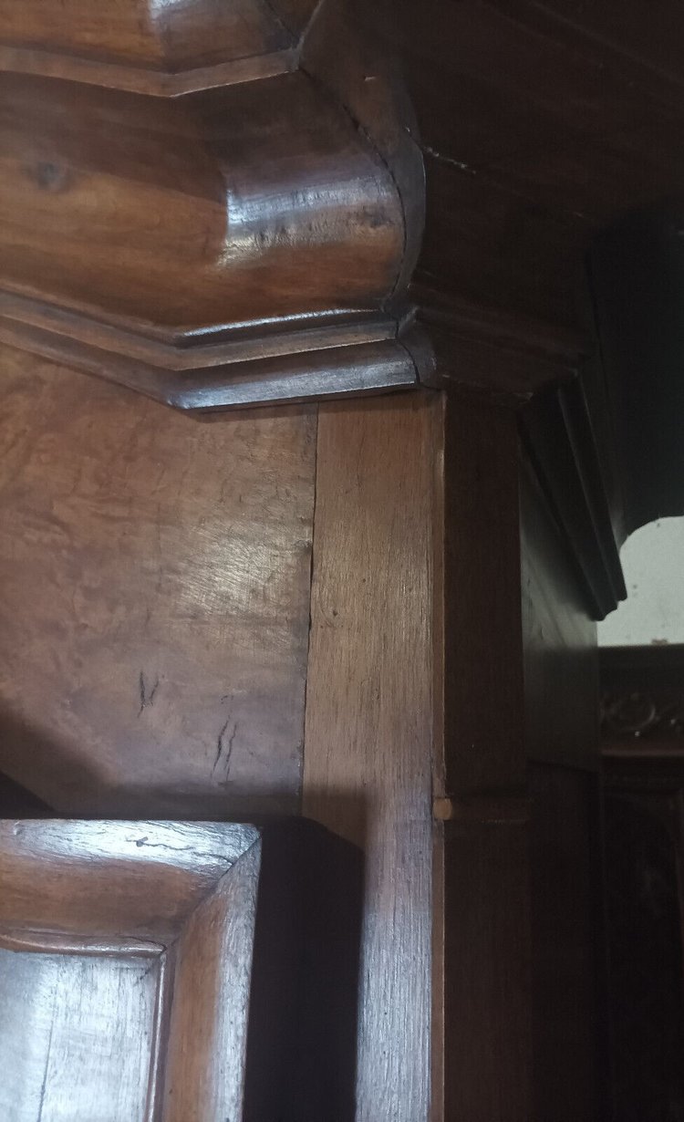 Transition period walnut cabinet
