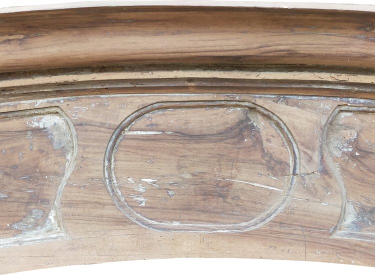 Grandes Portes Anciennes De Placard Cintrées époque XVIIIè Complètes Avec Leur Cadre Boiseries