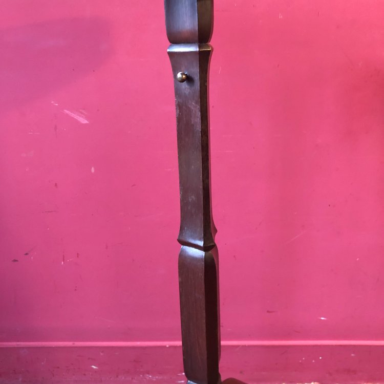 Pedestal table with light holder after Canabas
