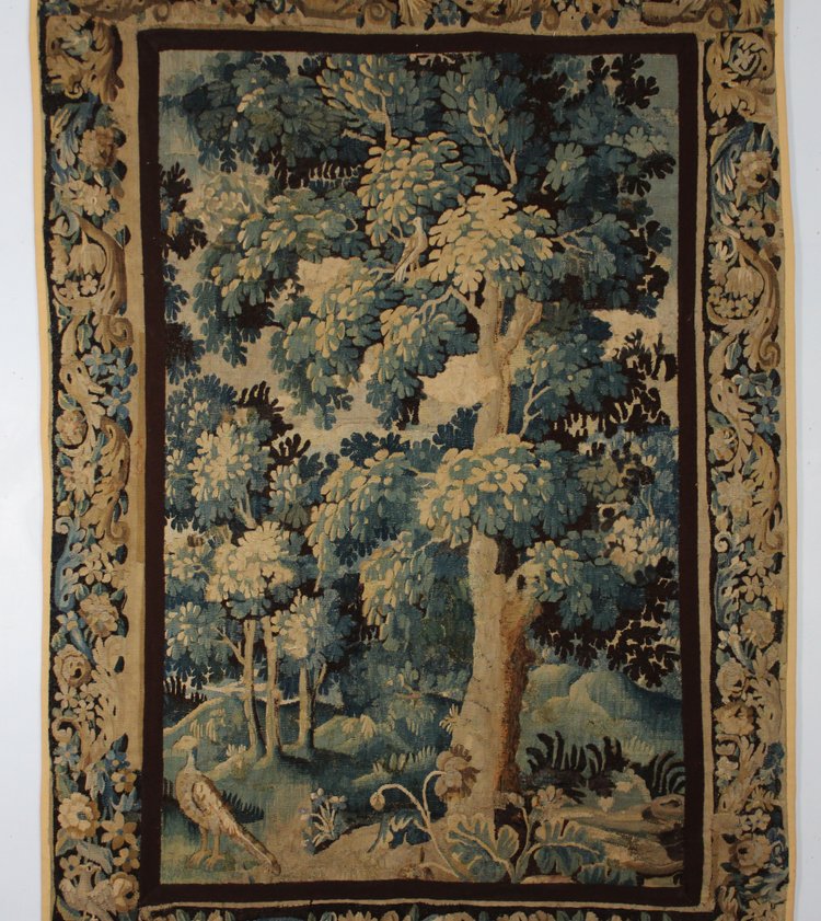 Tapisserie "verdure" Aubusson, XVIIIe