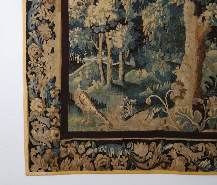 Tapisserie "verdure" Aubusson, XVIIIe