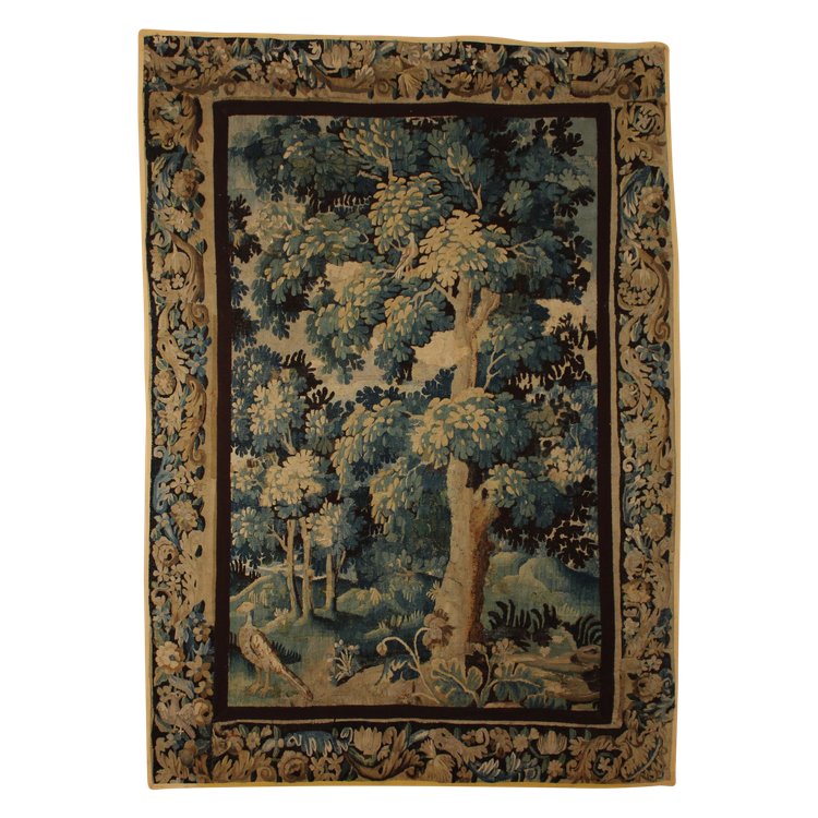 Tapisserie "verdure" Aubusson, XVIIIe