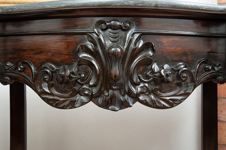 Console Ancienne Napolitaine Louis Philippe d'époque XIXème Siècle.