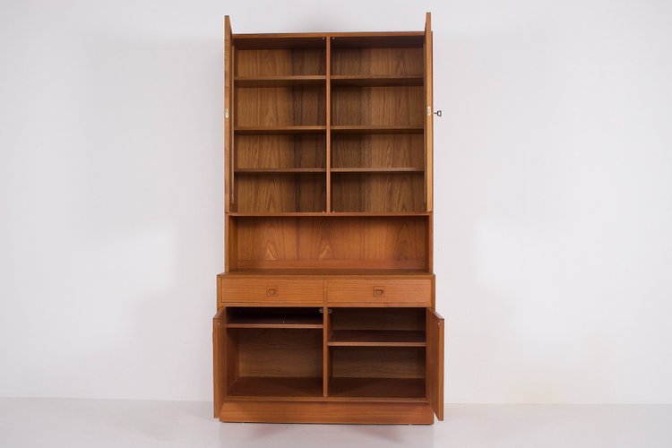 Erik Brouer Two-Body Danish Teak Buffet