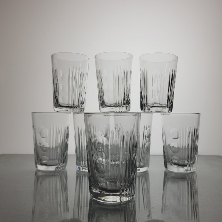 Sèvres crystal cocktail service 1960's