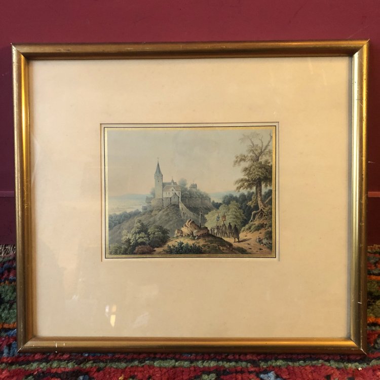 Landschaften mit Schlössern, Romantische Schule, Mitte des 19. Jahrhunderts