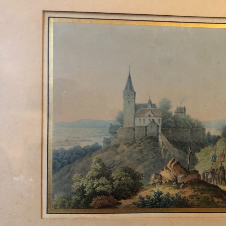 Landschaften mit Schlössern, Romantische Schule, Mitte des 19. Jahrhunderts