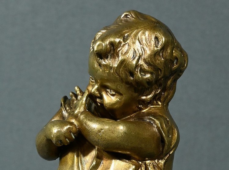 Scultura in bronzo dorato dopo J.Clara - Prima parte del XX secolo