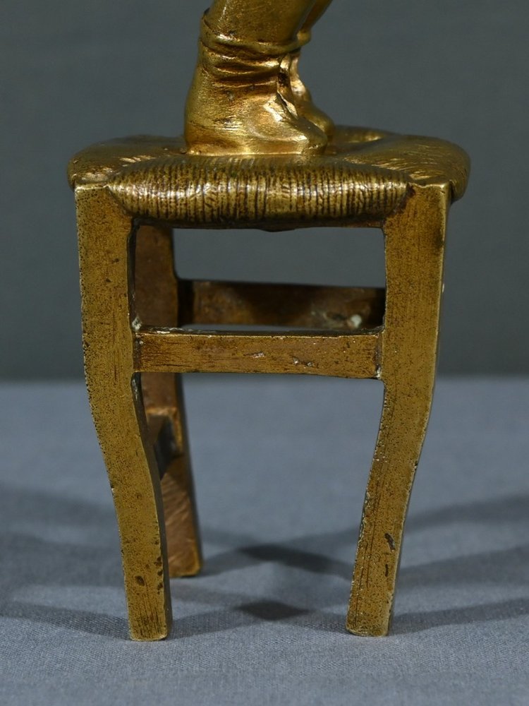 Scultura in bronzo dorato dopo J.Clara - Prima parte del XX secolo