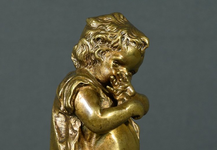 Scultura in bronzo dorato dopo J.Clara - Prima parte del XX secolo