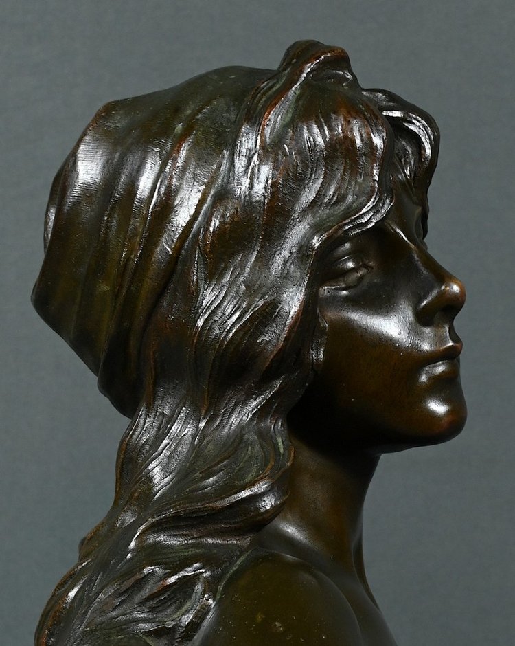 Bronze "Capture", signed E.Villanis - Late 19th century