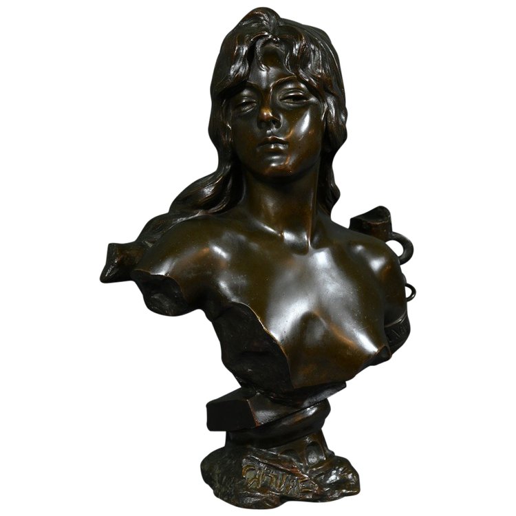 Bronze "Capture", signed E.Villanis - Late 19th century