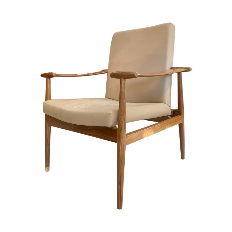 Fauteuil Spartan, par Finn Juhl (1912 - 1989) pour France & Daverkosen, années 1960