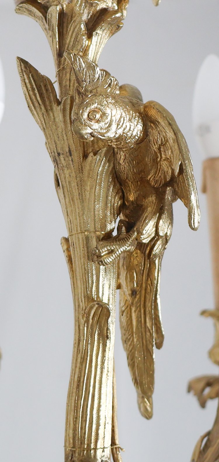  Lampadario Rocaille in ormolu, XIX secolo