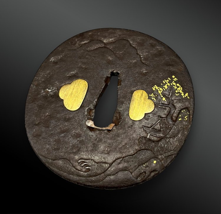 TSUBA Maru Gata - Giappone - Periodo Edo (1603-1868)