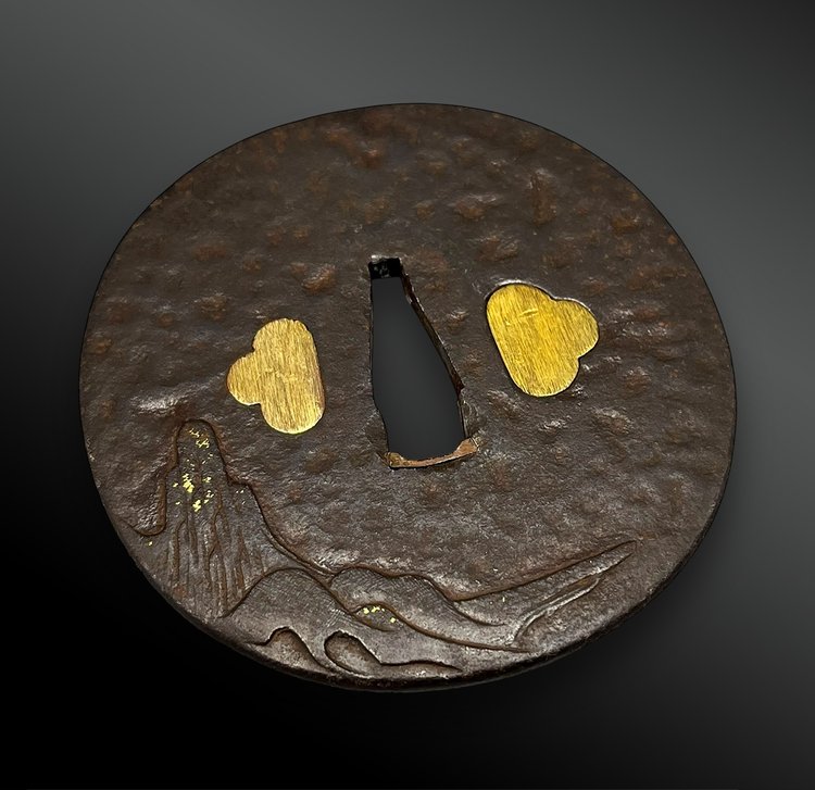 TSUBA Maru Gata - Giappone - Periodo Edo (1603-1868)