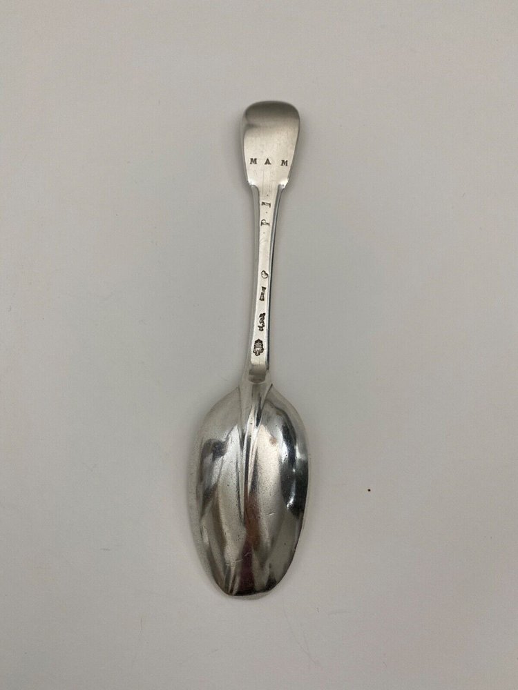 18th century silver spoon Fermiers Généraux