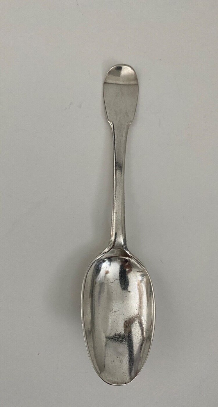 18th century silver spoon Fermiers Généraux