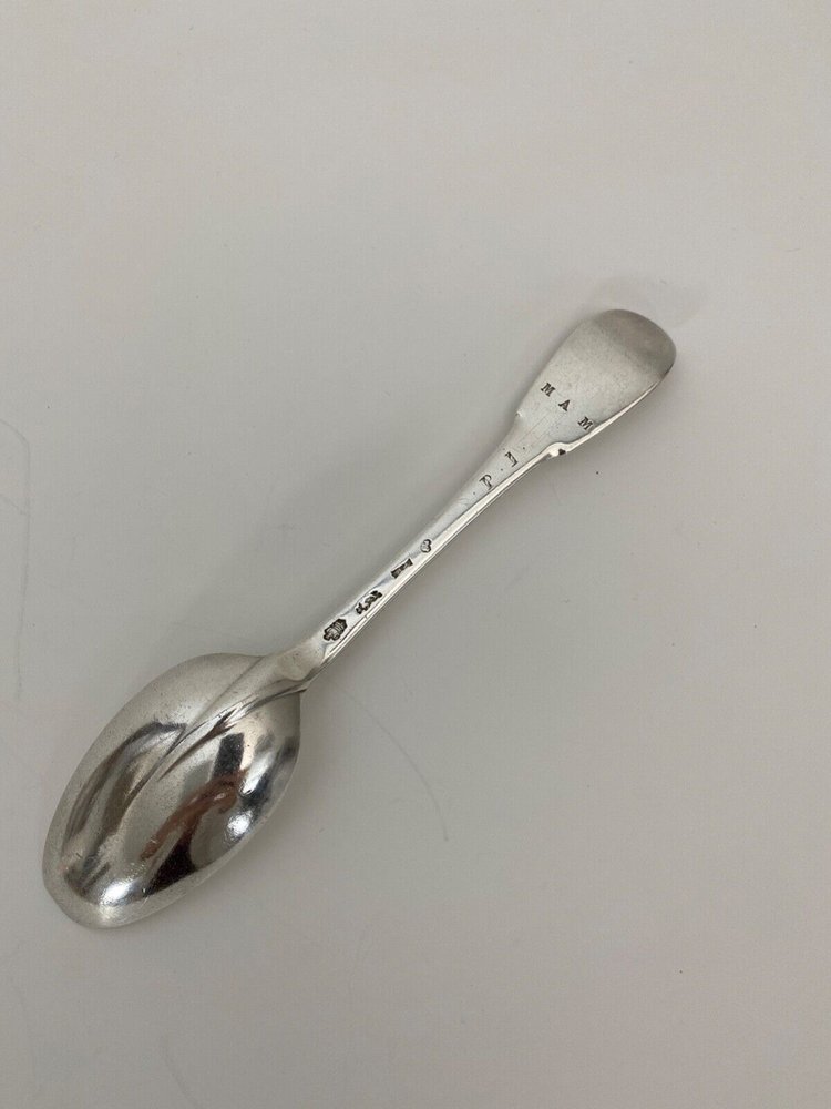 18th century silver spoon Fermiers Généraux