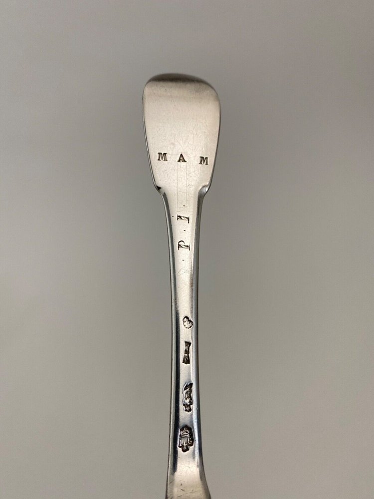 18th century silver spoon Fermiers Généraux