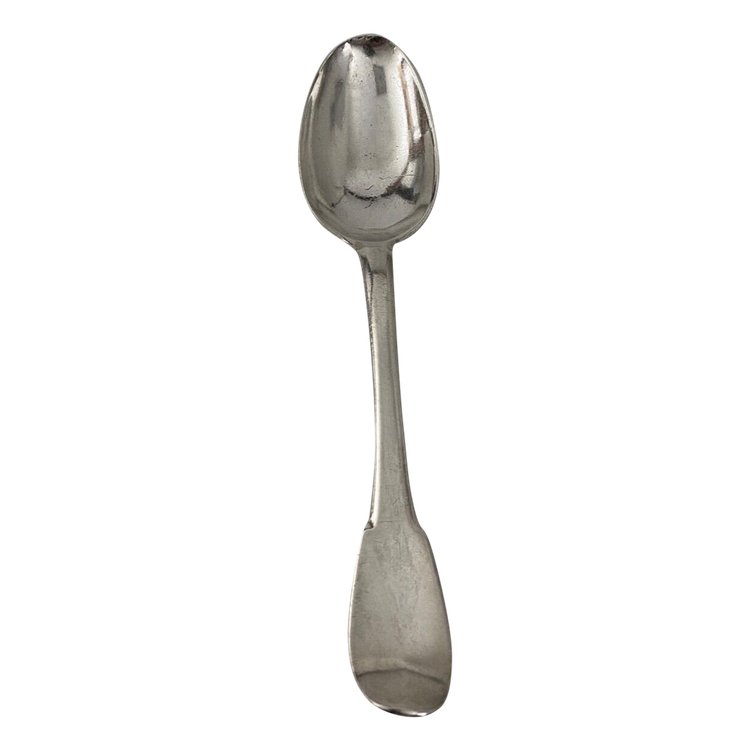 18th century silver spoon Fermiers Généraux