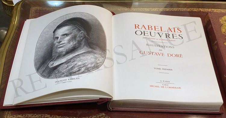 The works of RABELAIS illustrated by Gustave DORÉ.