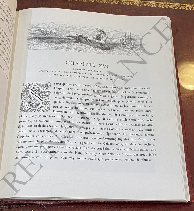 The works of RABELAIS illustrated by Gustave DORÉ.