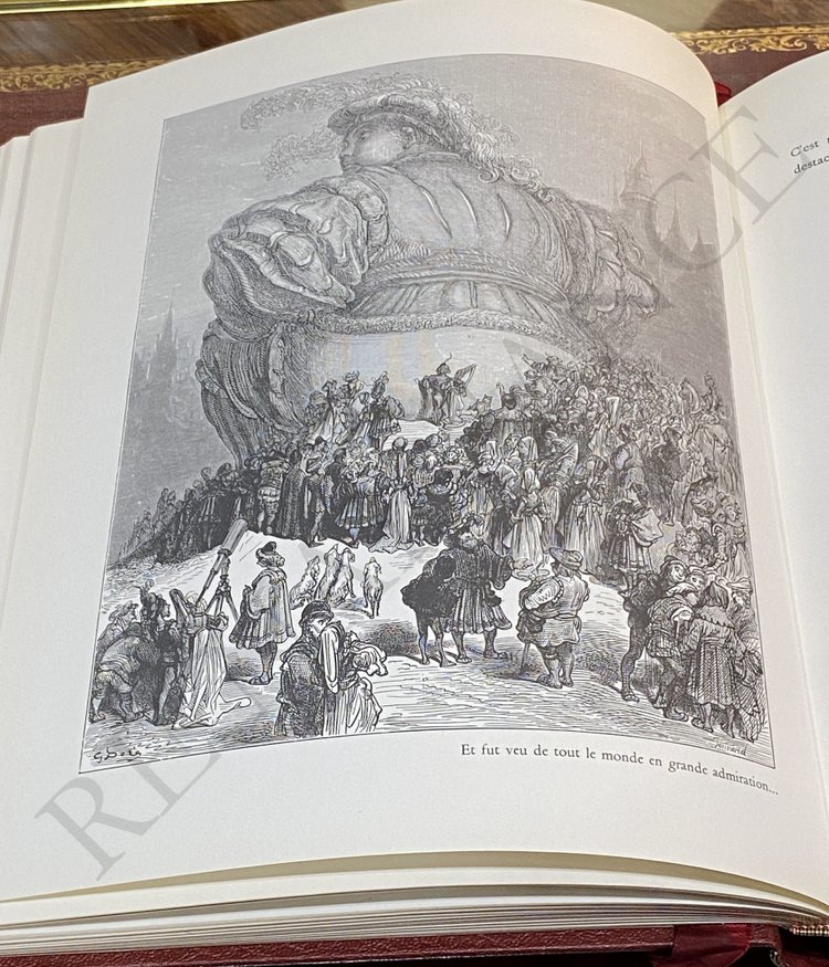 The works of RABELAIS illustrated by Gustave DORÉ.