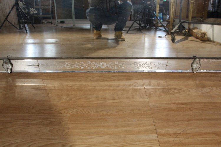 Enorme controspecchio di Murano lungo 355 cm