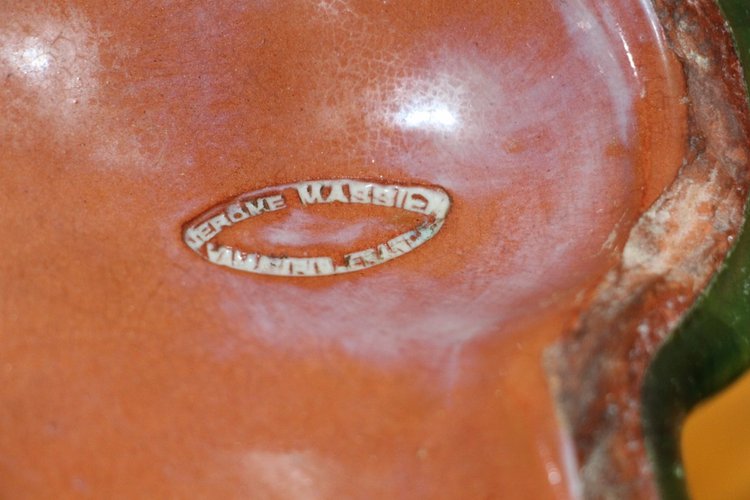 Large Art Nouveau Vase By Jérôme Massier