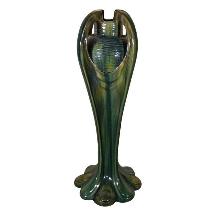 Large Art Nouveau Vase By Jérôme Massier