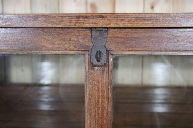 Ancienne Vitrine/présentoir De Magasin En Pin