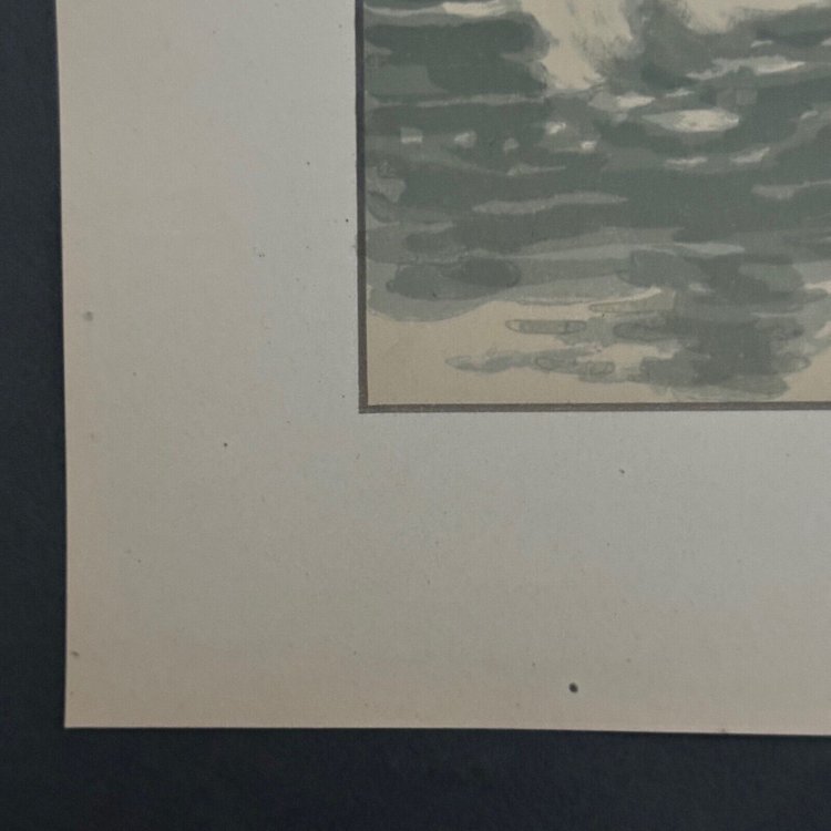 Lithograph by Henri Rivière La Féérie des Heures - Le Calme Plat