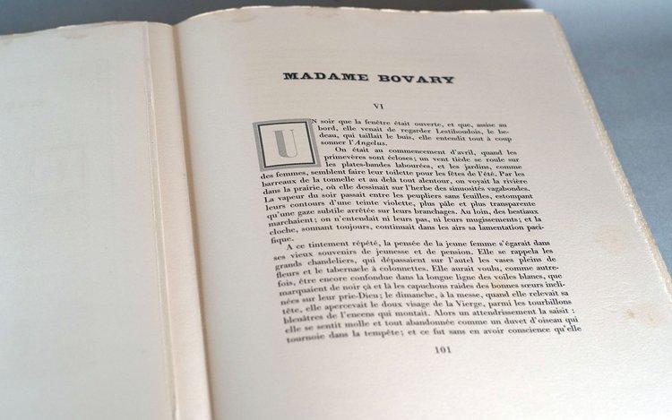 Gustave Flaubert, MADAME BOVARY, Usanze di provincia. Set completo