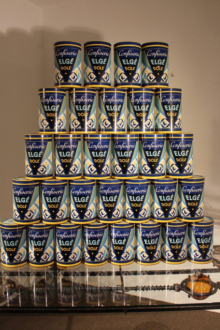  Boîte publicitaire de la confiserie ELGE