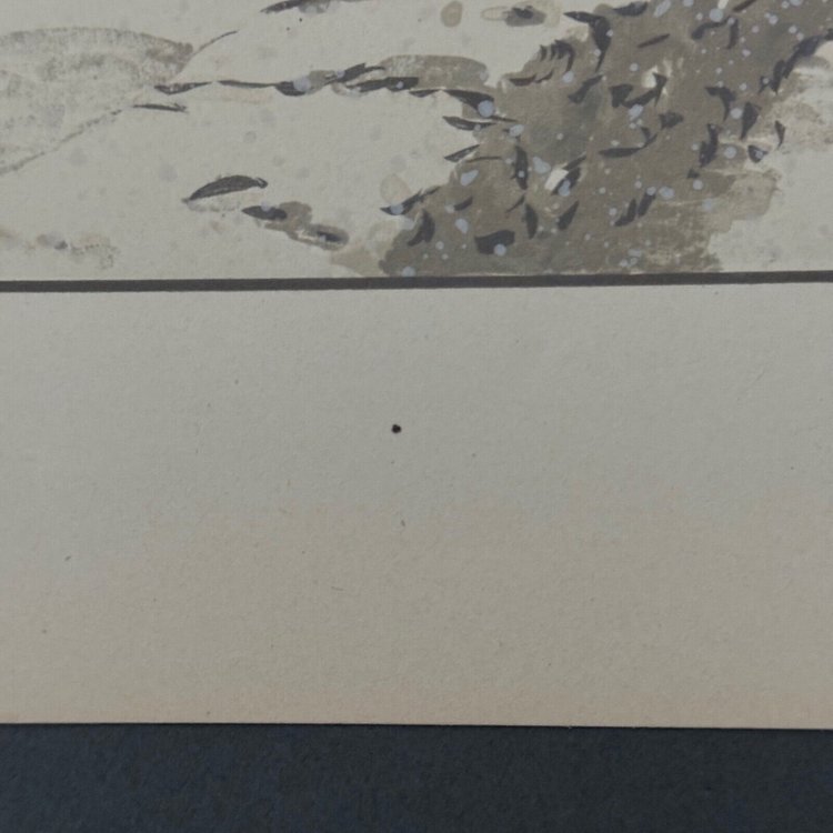 Litografia di Henri Rivière La Féérie des Heures - La Neige