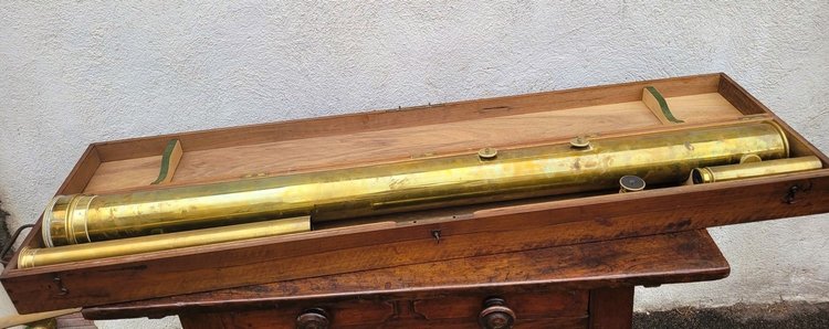 Astronomisches Fernrohr, Duroni Milano, 19. Jahrhundert