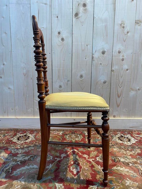 Set of 4 Napoleon III "Cathedral" chairs