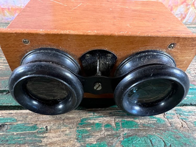 Stéréoscope Visionneuse Vérascope Richard en bois - 20ème siècle