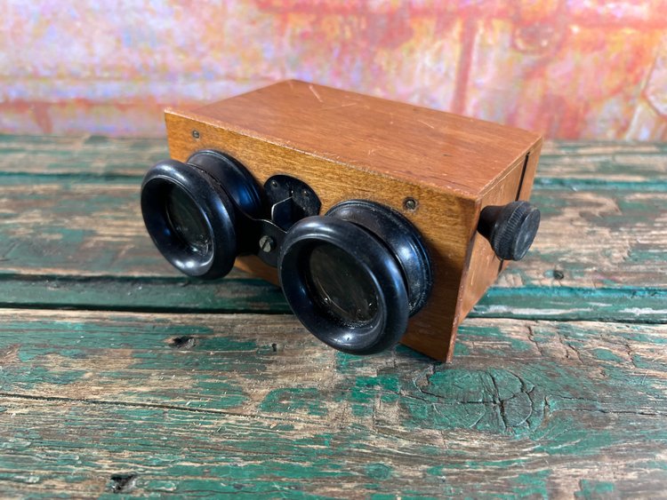 Stéréoscope Visionneuse Vérascope Richard en bois - 20ème siècle