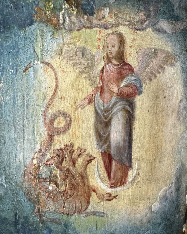 Dittico imponente - Olio su tavola - Inizio XVII secolo