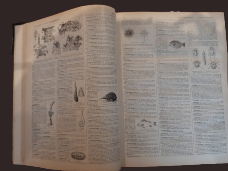 Nouveau Larousse illustré & Atlas - Enzyklopädisches Universalwörterbuch - 1898 bis 1907