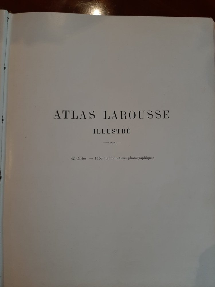 Nouveau Larousse illustré & Atlas - Enzyklopädisches Universalwörterbuch - 1898 bis 1907