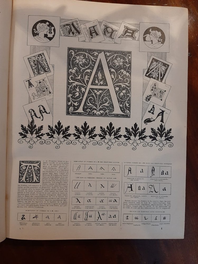 Nouveau Larousse illustré & Atlas - Enzyklopädisches Universalwörterbuch - 1898 bis 1907