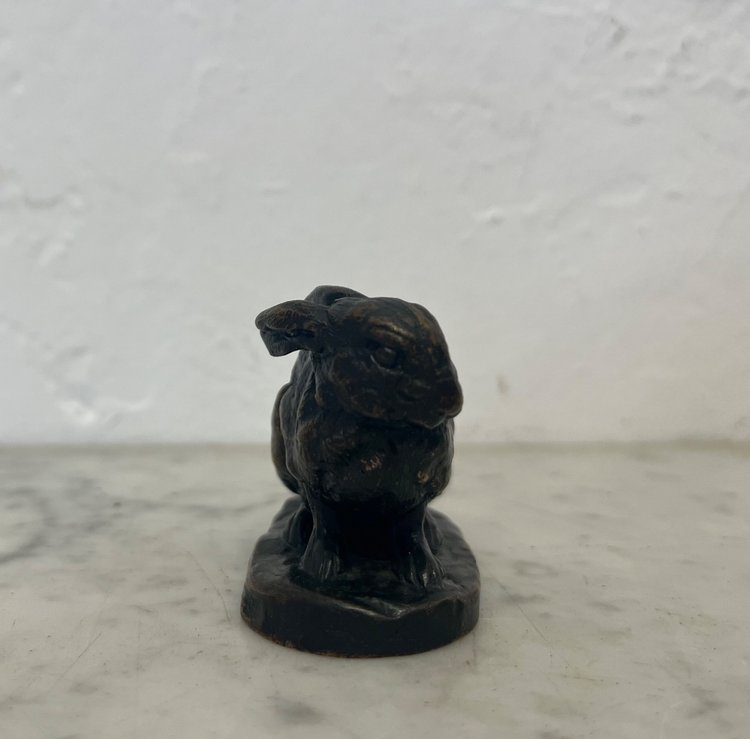 Sculpture - Bronze - Lièvre - Barye/barbedienne - XIX Eme