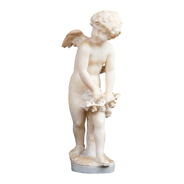 Scultura antica in alabastro del XIX secolo in Francia.