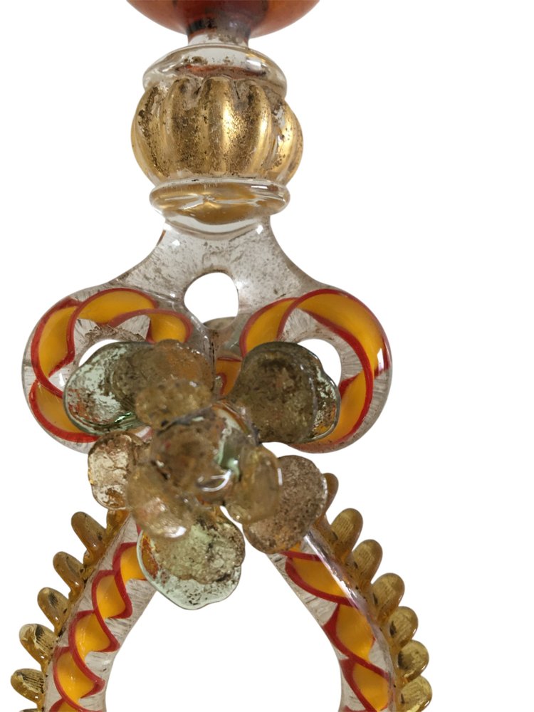 Murano glasses, set of 4 glasses, Venice circa 1970