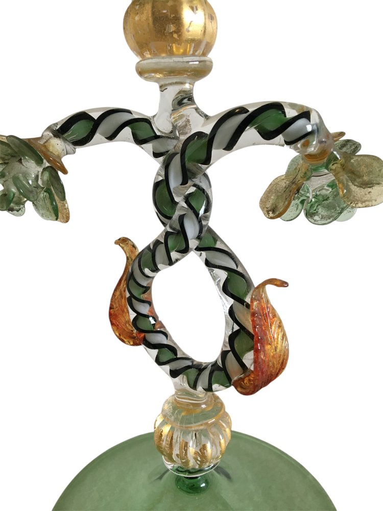 Murano glasses, set of 4 glasses, Venice circa 1970