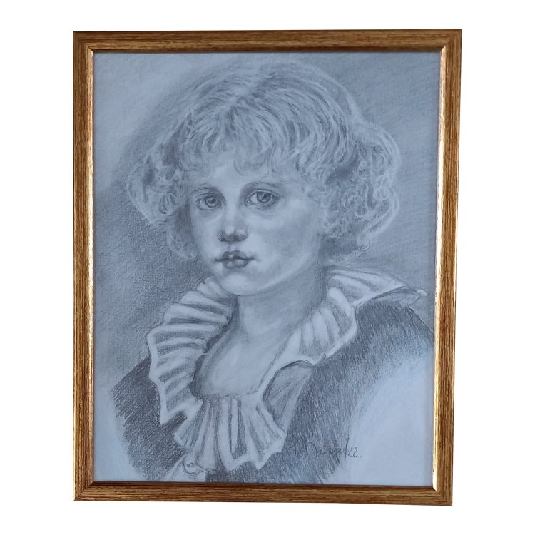 portrait of a young boy after Greuze
